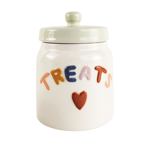 Urban 16cm Treats Treat Jar Snack/Treats Container w/ Lid - White