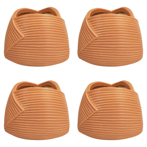 4x Urban Jocelyn 11.5cm Ceramic Planter Pot Small - Sherbet