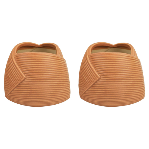 2x Urban Jocelyn 15cm Ceramic Planter Pot Medium - Sherbet