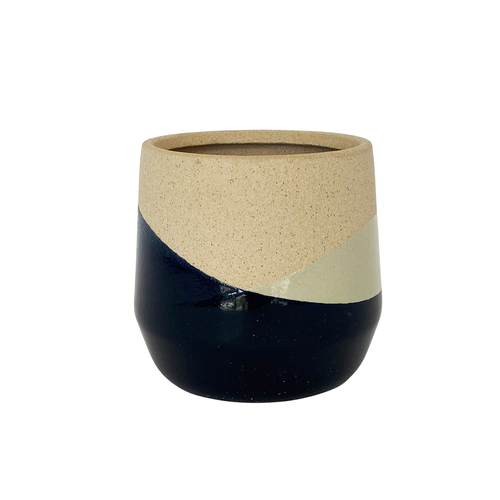 Urban 17cm Danieka Ceramic Planter Small - Sage/Navy