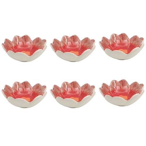 6PK Urban Ella Trinket Bowl Pink 9cm Decorative Home Decor