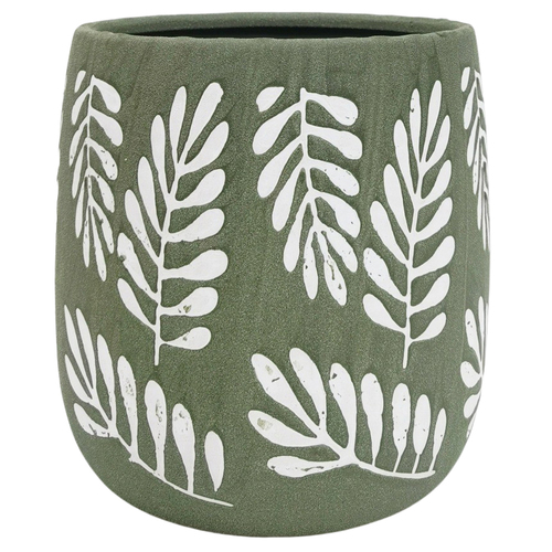 Urban Henri Planter Olive 19cm Home Decorative Garden Decor