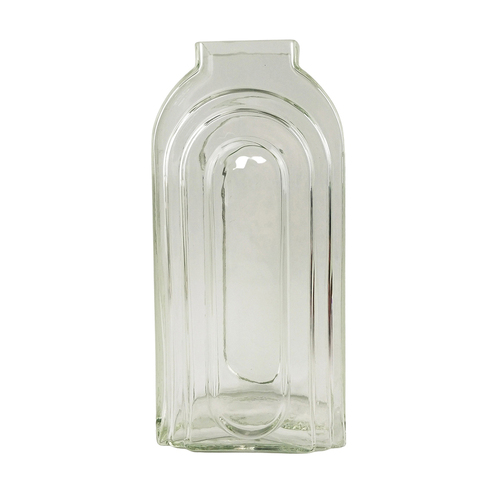 Urban 27cm Tommy Tall Glass Flower Vase Large - Clear