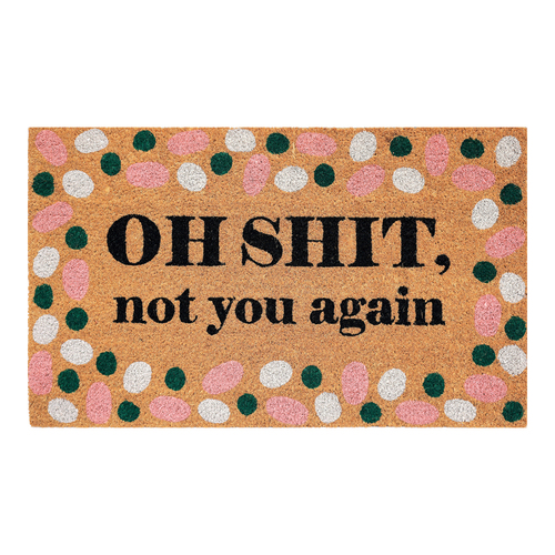 Urban 45x75cm Oh sh*t Not You Again  Doormat Home Floor Rug