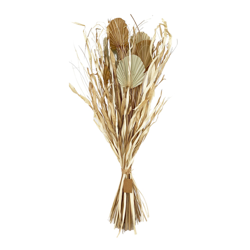 Urban 100cm Dried Foliage Palm Grass Bunch - Natural