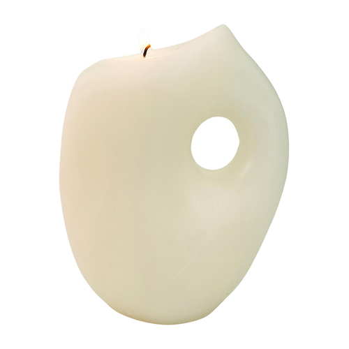 Urban Abstract 14.5cm Vanilla Scented Candle Home Fragrance - Cream