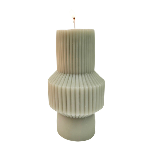 Urban Ripple Abstract 15cm Vanilla Scented Candle Home Fragrance - Smoke