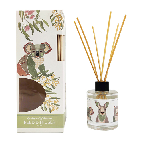 Urban Australian Botanicals Frankie B 140ml Reed Diffuser - Grey/Green