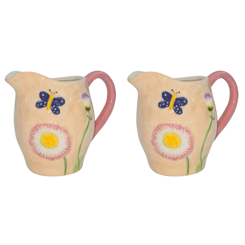 2PK Urban Ella Jug Pink 14cm Decorative Kitchen/Lounge Decor