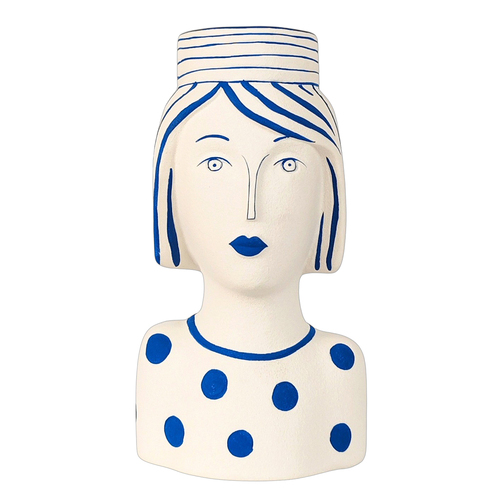 Urban Products Santorini Lady Porcelain Vase White 19cm