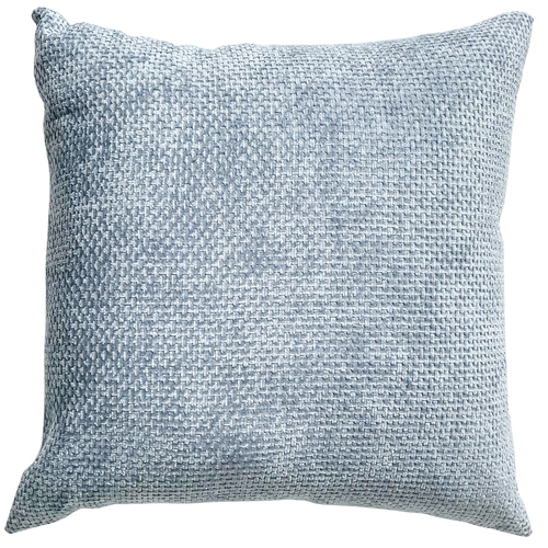 Urban Products Cross Hatch Cushion with Inner Dusty Blue