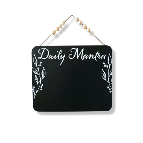 Rayell Chalkboard Daily Mantra 36x30x2cm Home Decor