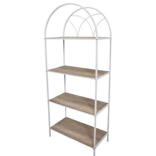 LVD Artist Sky Wood Metal 145cm Bakers Stand Rack - White