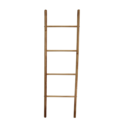 LVD Wood 160cm Straight Ladder Home/Office Decor - Natural