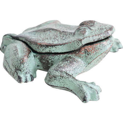 LVD Cast Iron Keyhide Froggo Home/Garden Decor 12x4cm