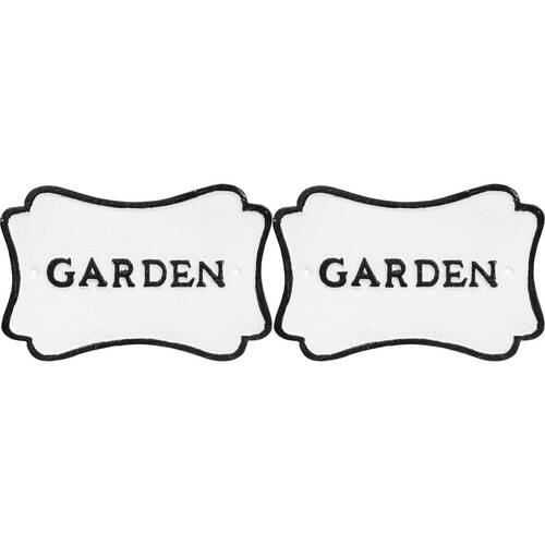 2PK LVD Sign Garden Outdoor Garden/Patios Decor 19x12.5cm