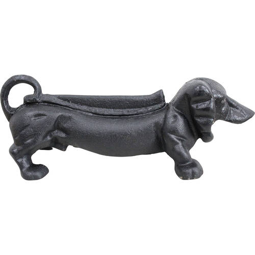 LVD Cast Iron Shoe Scraper Home Decor 29.5cm Dachshund