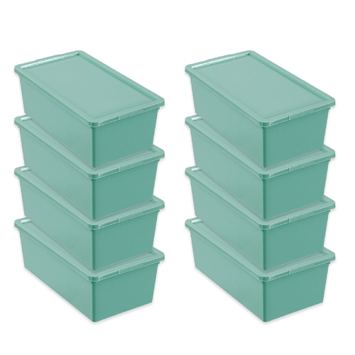 8x Boxsweden 6L/33.5cm Essentials Stackable Tub - Assorted