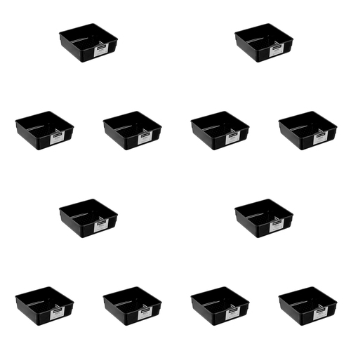 12PK Boxsweden Drawer Organiser Tray Square 15x5cm - Assorted