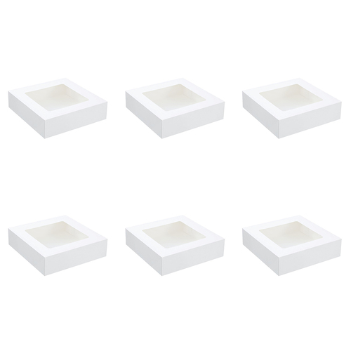 6x 3PK Lemon & Lime Eco Grazing Box 7L/30cm Rectangle - White