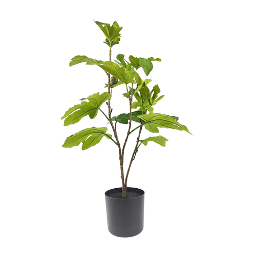 Urban Potted 58cm Fig Tree Artificial Plant - Green