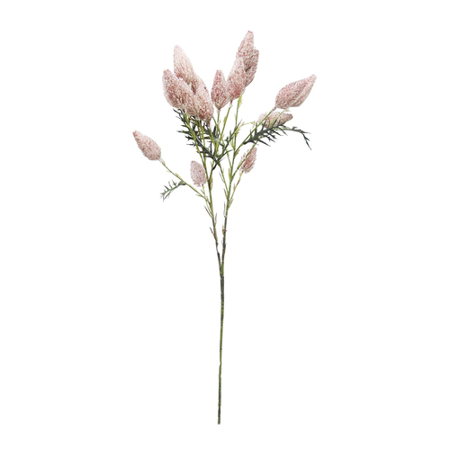 Urban Dried Look Artificial Flower 71cm Foxtail Grass Stem - Pink