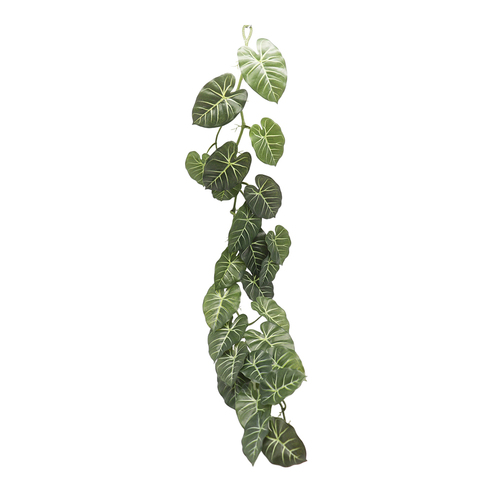 Urban Hanging Artificial 117cm Variegated Ivy Wine Faux Plant - Green