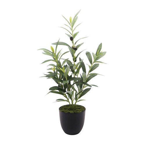 Urban Potted Artificial 51cm Olive Plant Faux Decor - Green