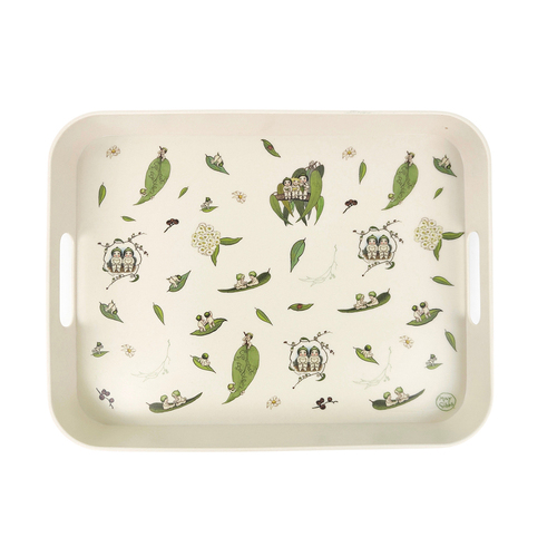 Urban 41x31cm May Gibbs Rectangle Tray - Natural/Green