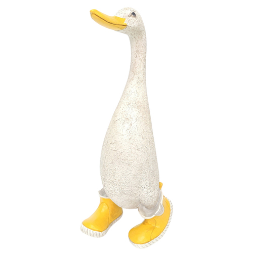 Urban Standing Duck in Boots Ornament Yellow Decorative Decor