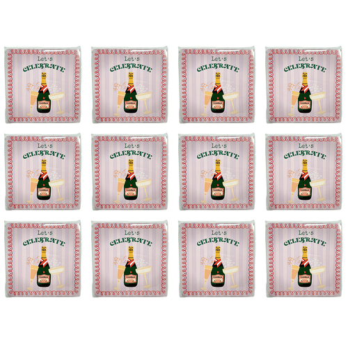 12x 20pc Urban Celebration Napkins Mauve 33x33cm Kitchen Decor Tableware