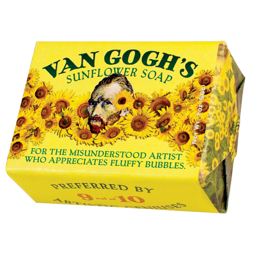 Unemployed Philosophers Guild 56g Body Bar Soap Van Gogh's Sunflower