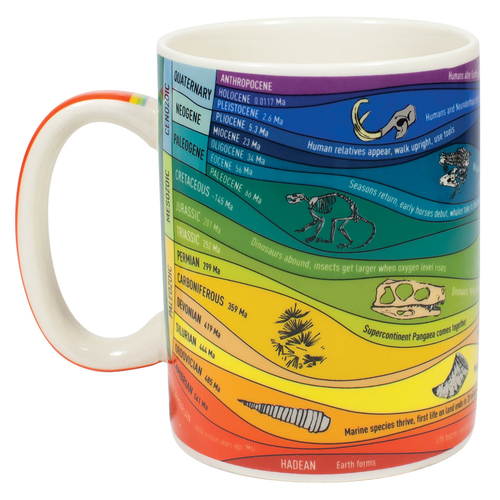 Unemployed Philosophers Guild 10cm Geologic Time Drinking Mug