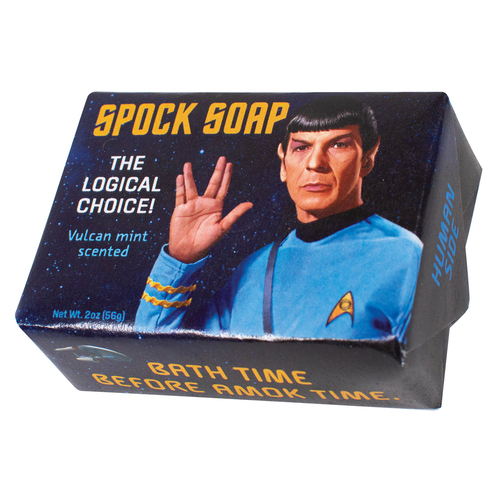 Unemployed Philosophers Guild 56g Body Bar Soap Spock