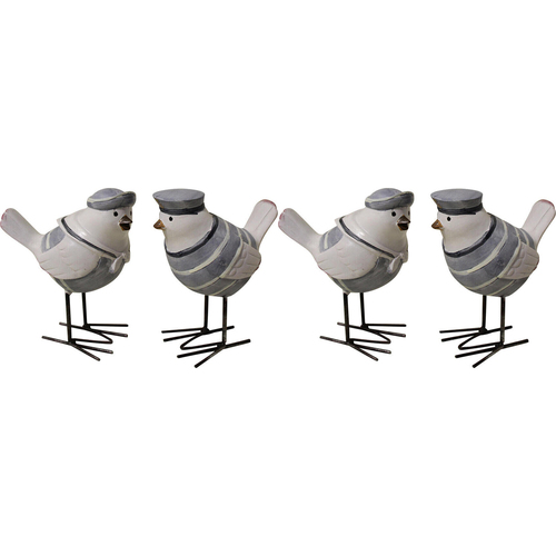 2x 2pc LVD Beach Birds Decorative Sculpture Home/Lounge Decor