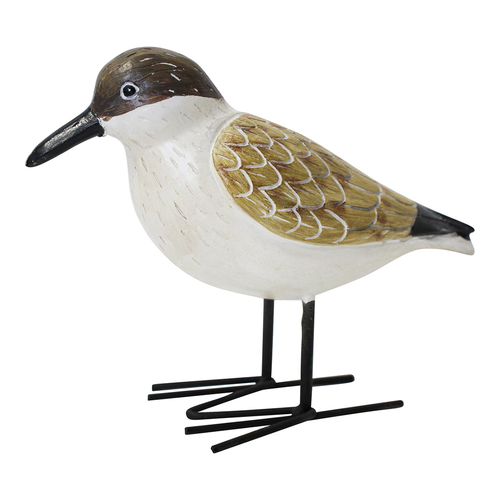 LVD Resin/Metal 20cm Sand Piper Home Decorative Figurine