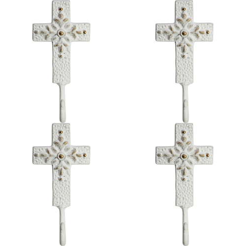 4PK LVD Hook Cross Classic Decorative Home Decor Organisation