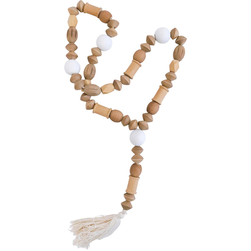 LVD Wooden Bead Tassel Home/Lounge Decor 71cm - Tuscan