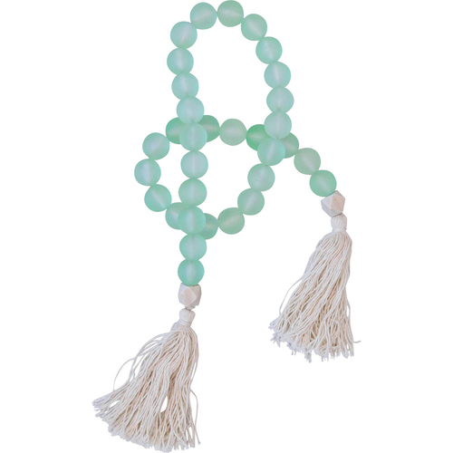 LVD Resin Bead Tassel Home/Lounge Decor 95cm - Sea