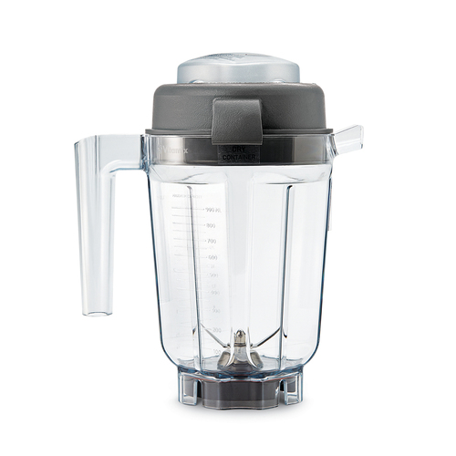 Vitamix Dry Blending Container 0.9L/33cm w/ Lid - Black/Clear