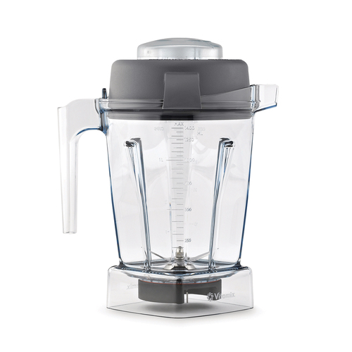 Vitamix Blender Container 1.4L/32cm w/ Lid - Black/Clear