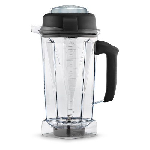 Vitamix Classic Blending Container 2L/33.5cm w/ Lid - Black/Clear