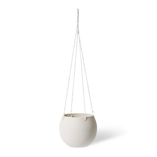 E Style Meyer 23cm Ceramic Hanging Bowl Decor Round - White