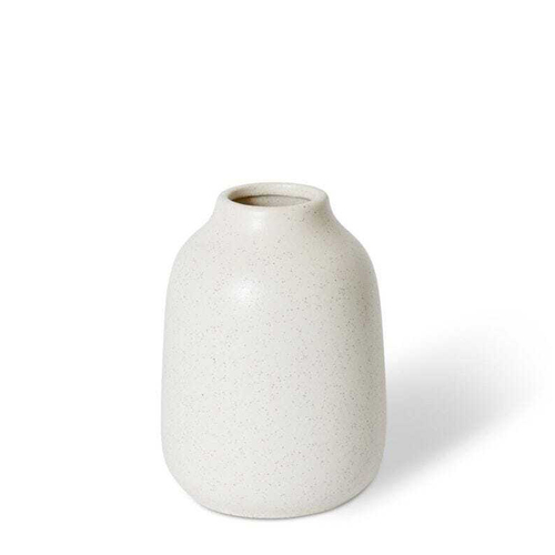 E Style Damita 16cm Ceramic Flower Vase Decor - White