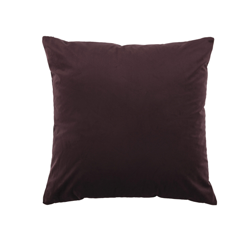 Bianca Vivid Coordinates Plum Velvet European Pillowcase 65cm