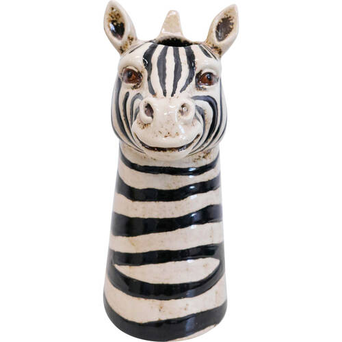 LVD Zebra Ceramic Planter/Flower Vase Home Decor 22cm