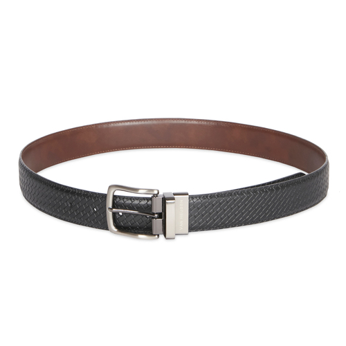 Van Heusen Men's 34" Basket Weave Belt Black/Brown