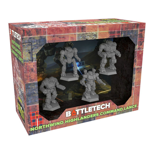 BattleTech Northwind Highlanders Command Lance Miniature Toy