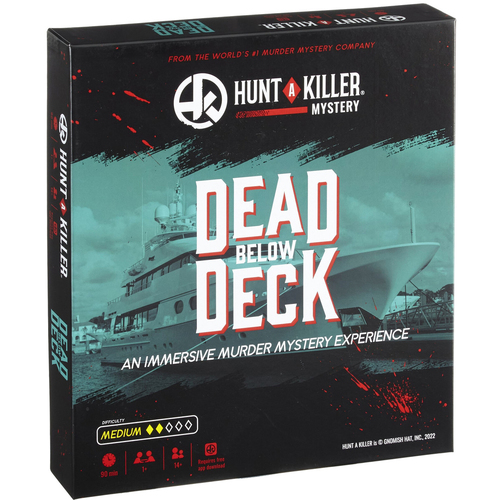 Hunt A Killer Mystery Dead Below Deck Board Game 1-6 Players 14y+