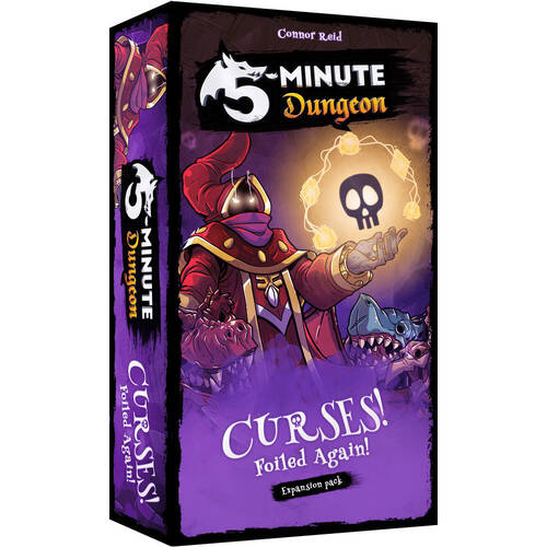 Wiggles 3D 5 Minute Dungeon Curses Foiled Again Card Game Expansion Pack 8+